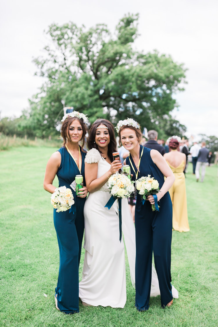 Long Navy Blue Bridesmaid Dresses Camping Festival Rave Tipi Wedding http://petalandblushartistry.co.uk/