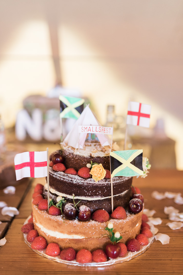 Naked Cake Sponge Victoria Layer Camping Festival Rave Tipi Wedding http://petalandblushartistry.co.uk/