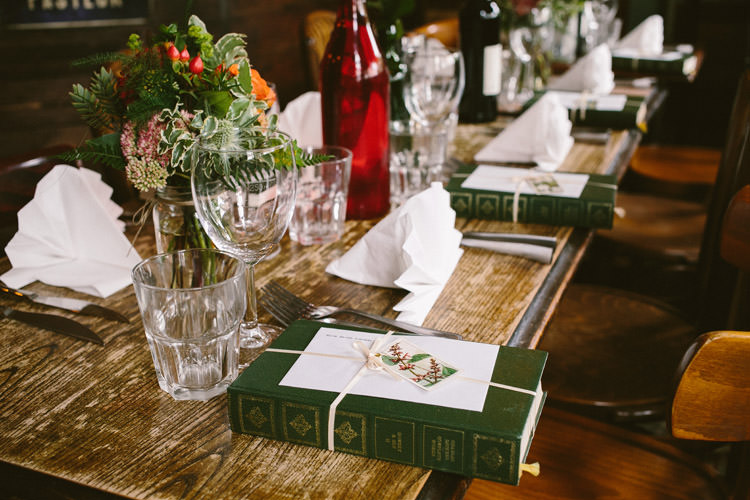 Book Favours Small Vintage City Wedding http://www.sarahlondonphotography.co.uk/