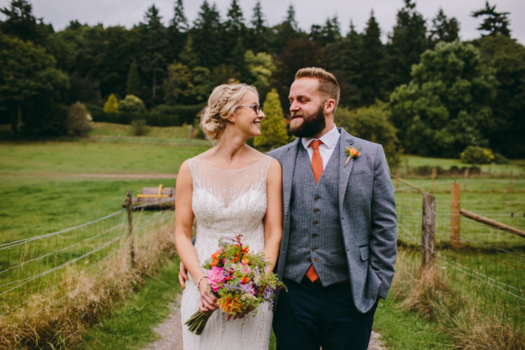 Ted Baker Groom Grey Jacket Waistcoat Colourful Outdoorsy Tipi Wedding http://amybphotography.co.uk/