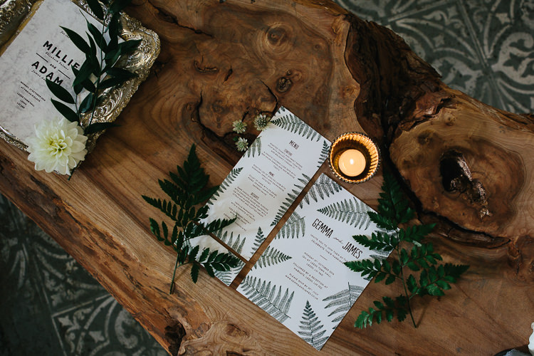 Rustic Industrial Warehouse Wedding Ideas http://www.timdunk.com/ Fern Stationery Invitations Rustic Industrial Warehouse Wedding Ideas http://www.timdunk.com/