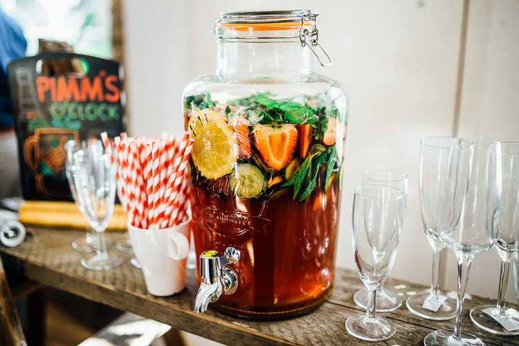 Drink Dispenser Intimate Urban Foodie Wedding http://www.beatriciphotography.co.uk/