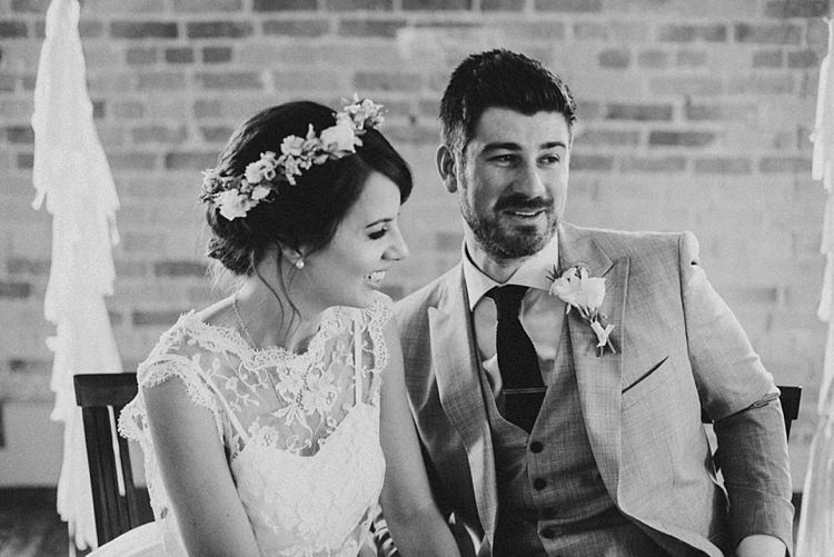 Industrial Cool Mill Greenery Wedding http://www.beckyryanphotography.co.uk/
