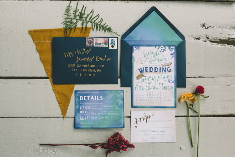 Stationery Invitations Boho Gypsy Vintage Circus Wedding Ideas http://www.oakwoodphotography.com/