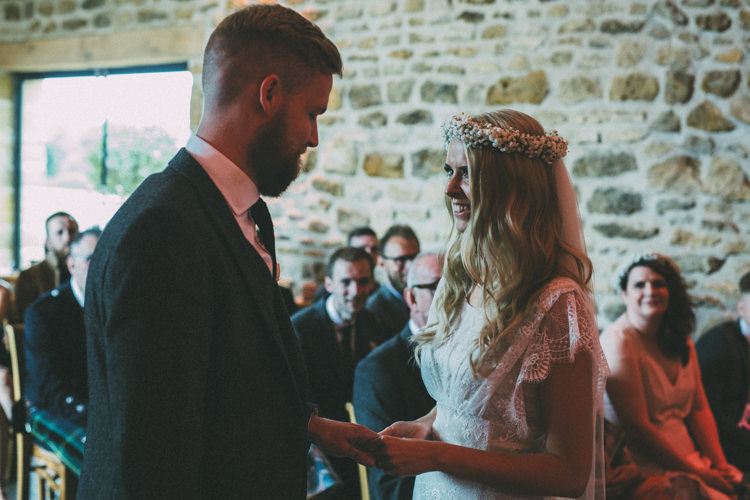 Pretty Peach Boho Wedding http://liamsmithphotography.com/