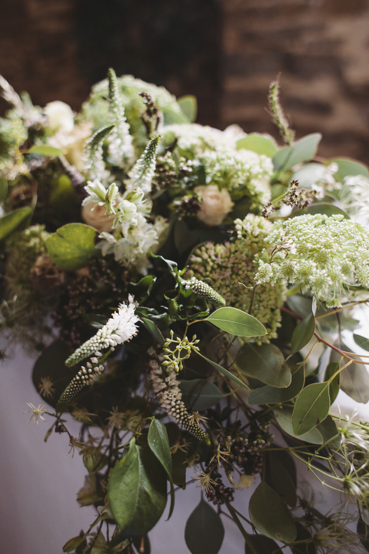 Greenery Foliage Flowers Arrrangement Rustic Quintessentially English Countryside Wedding http://www.sarahmorris-photography.com/