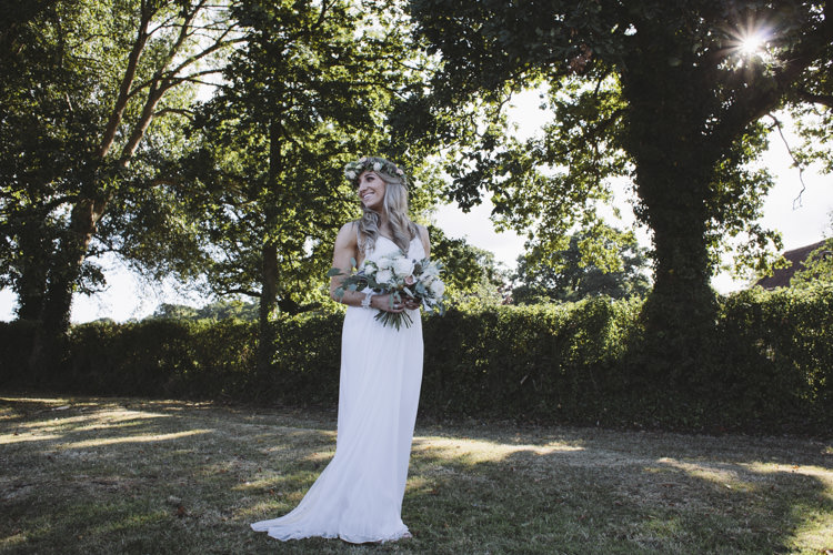 Amy by Anna Campbell Dress Gown Bride Bridal Rustic Quintessentially English Countryside Wedding http://www.sarahmorris-photography.com/