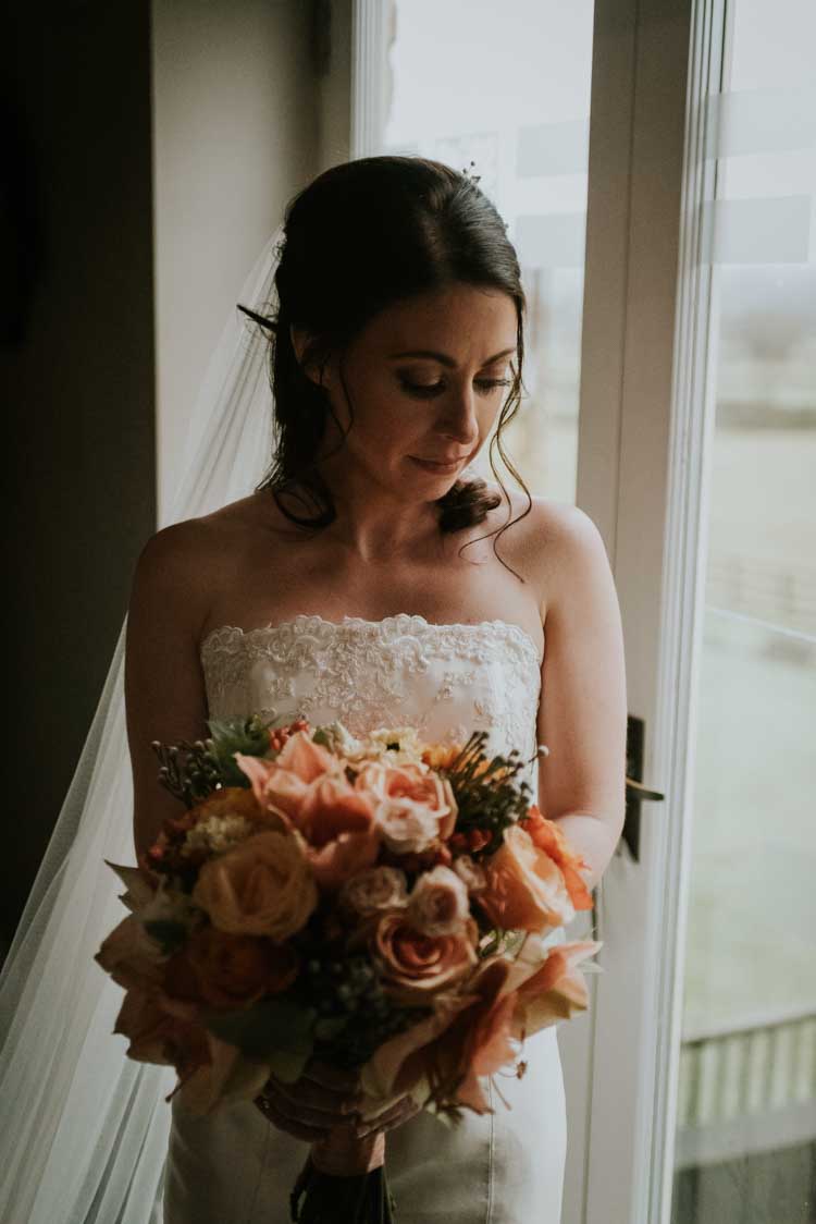 Hair Make Up Bride Bridal Rose Gold Autumn Barn Wedding http://www.weddingphotographyincheltenham.co.uk/