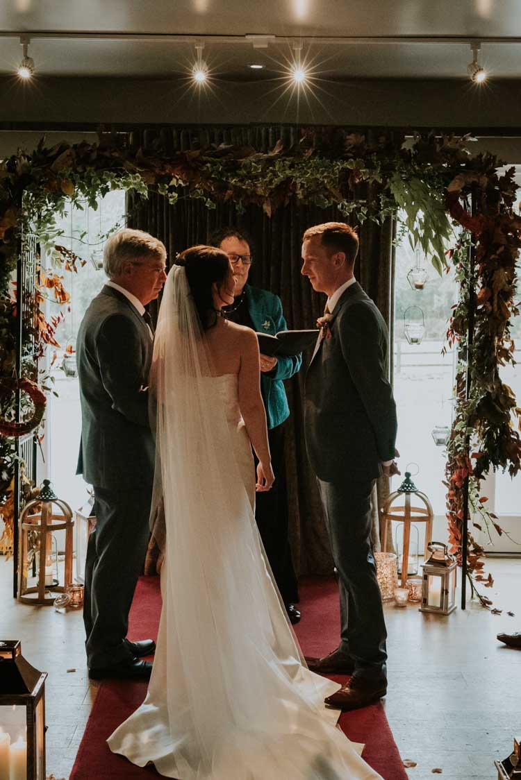 Rose Gold Autumn Barn Wedding http://www.weddingphotographyincheltenham.co.uk/