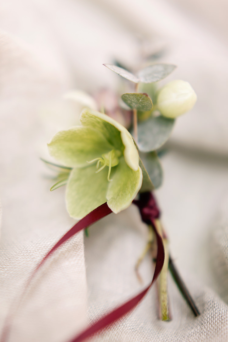 Buttonhole Groom Red Ribbon Dreamy Woodlanders Folk Wedding Ideas http://www.jobradbury.co.uk/