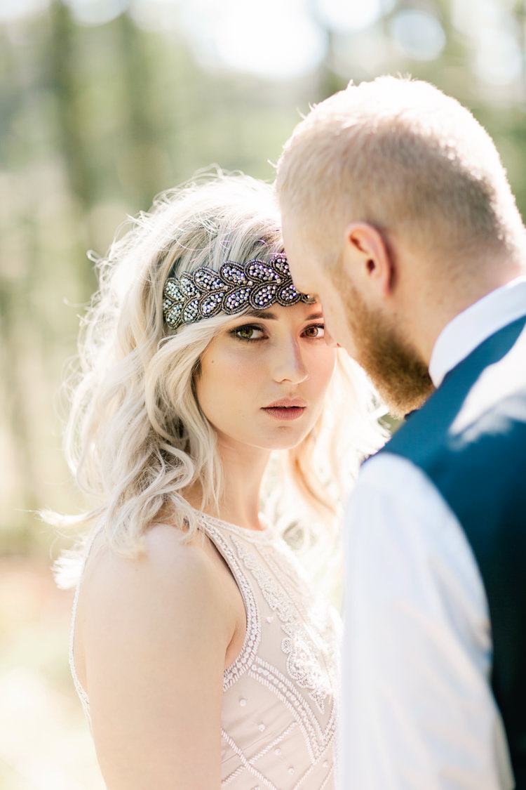 Bride Bridal Headdress Forehead Accessory Dreamy Woodlanders Folk Wedding Ideas http://www.jobradbury.co.uk/
