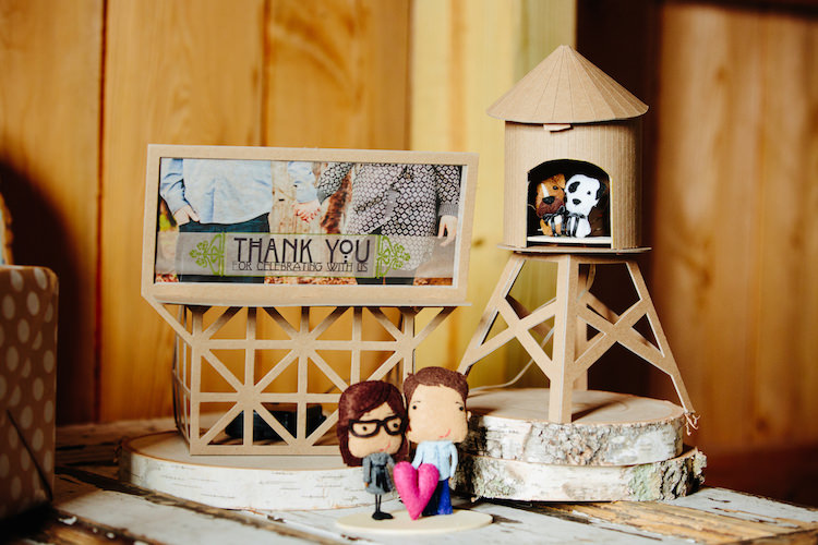 Wooden Art Thank you Sign Figurines Art Nouveau Autumn Burgundy Wedding http://www.jbonadiophoto.com/