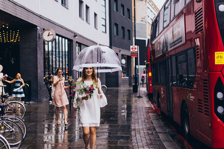 Minimalist City 1970s East London Pub Wedding http://www.curiousrosephotography.com/