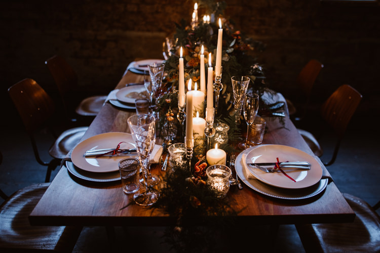 Candles Dark Romantic Urban Wedding Ideas http://www.agnesblack.com/