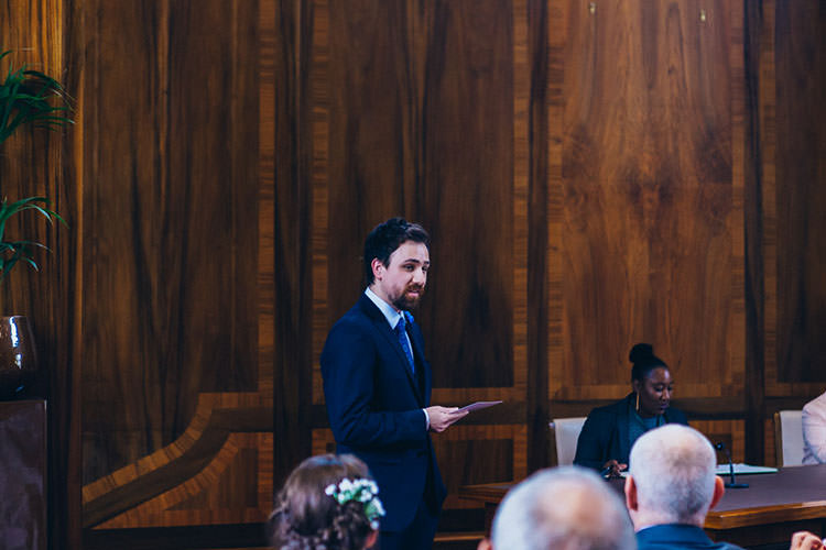Minimalist City 1970s East London Pub Wedding http://www.curiousrosephotography.com/