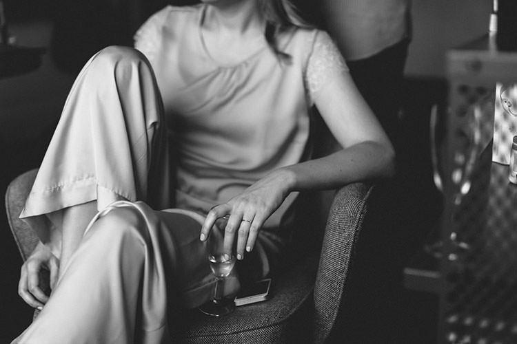 Minimalist City 1970s East London Pub Wedding http://www.curiousrosephotography.com/