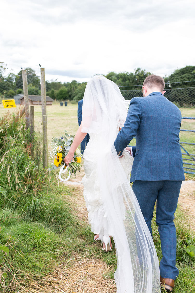 Summer Sunflowers Marquee Wedding http://maddiewaters.co.uk/