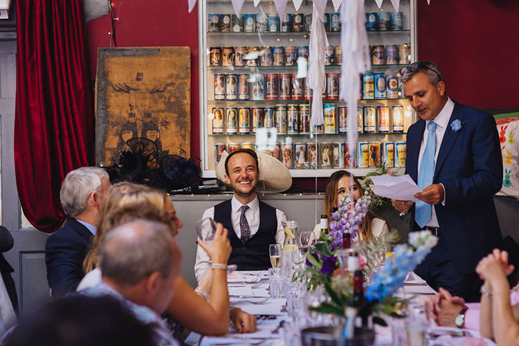 Minimalist City 1970s East London Pub Wedding http://www.curiousrosephotography.com/