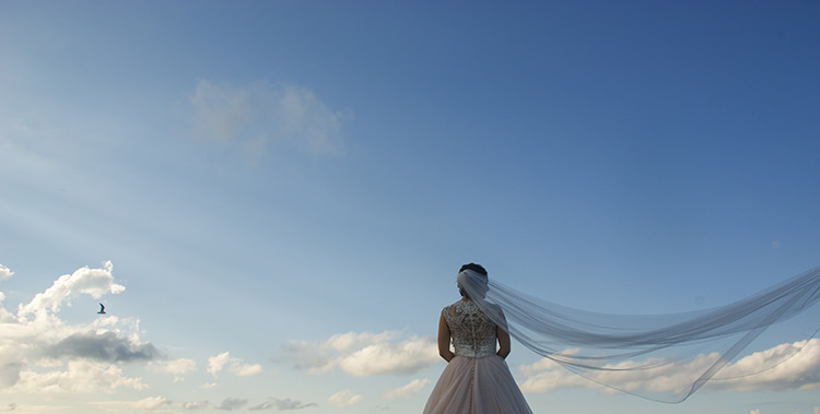 Bride Allure Champagne Lace Tulle Bridal Gown Long Veil Woodland Waterfall Mint Wedding Ontario http://www.laurenmccormickphotography.com/