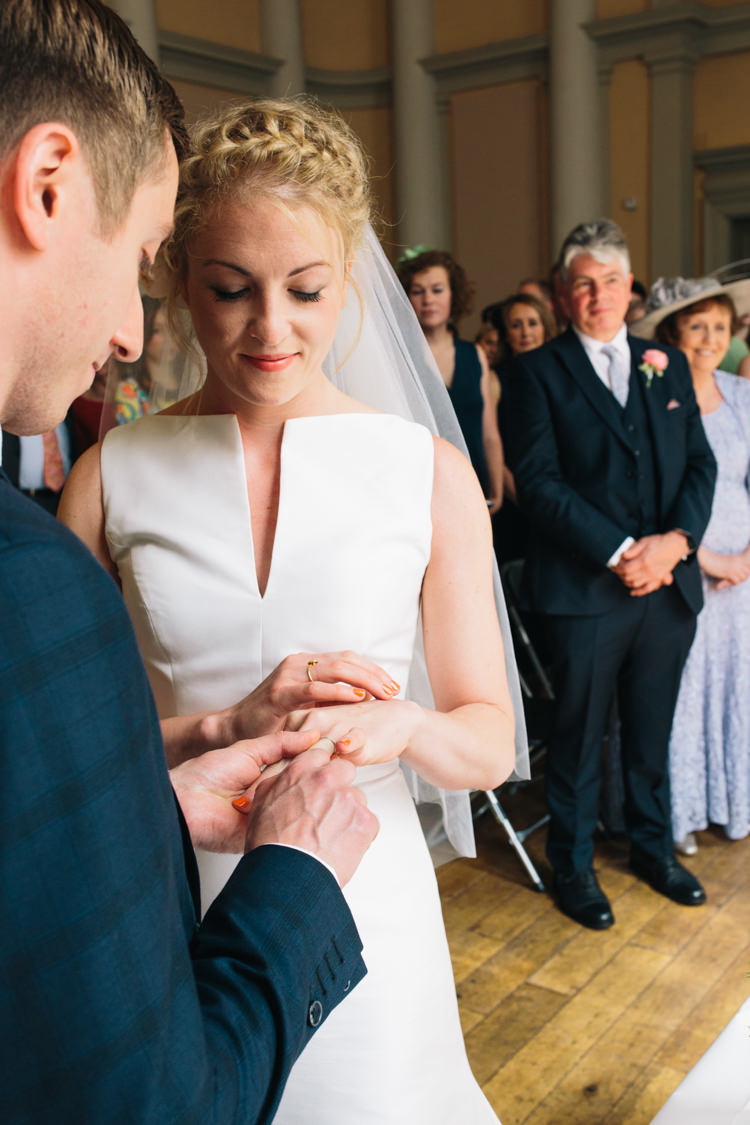 Light Pretty Peach London City Wedding http://www.katiepalmerphotography.co.uk/