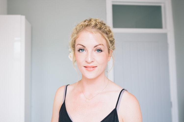 Make Up Bride Bridal Fresh Natural Light Pretty Peach London City Wedding http://www.katiepalmerphotography.co.uk/