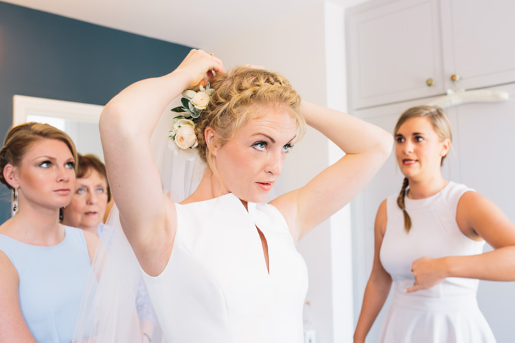 Plait Braid Hair Bride Bridal Light Pretty Peach London City Wedding http://www.katiepalmerphotography.co.uk/