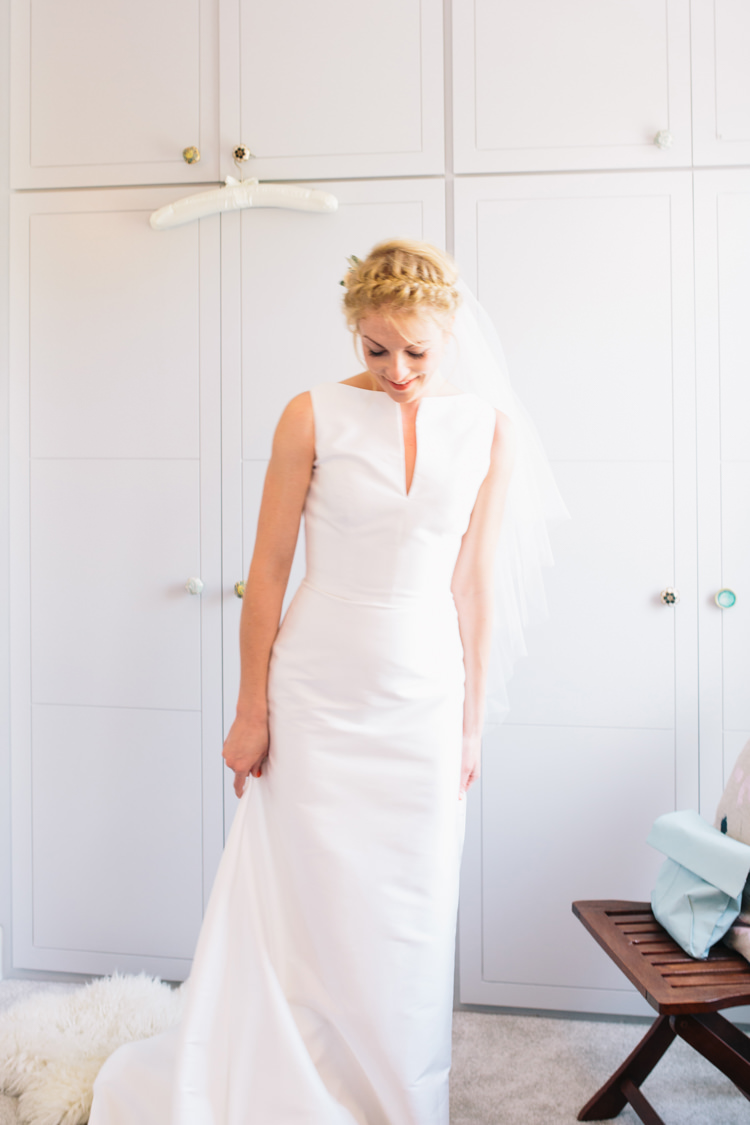 Jesus Peiro Dress Gown Bride Bridal Light Pretty Peach London City Wedding http://www.katiepalmerphotography.co.uk/