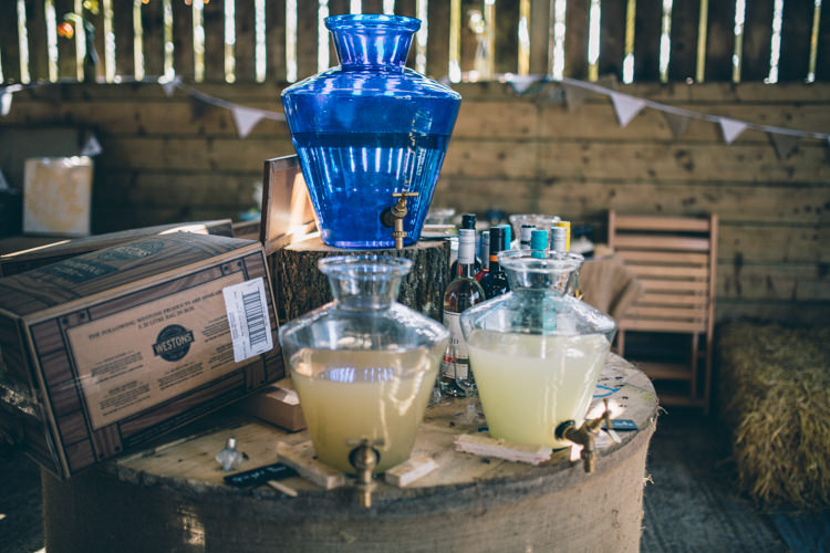 Drink Dispenser Station Bar Crafty Country Rustic Wedding http://www.naomijanephotography.com/