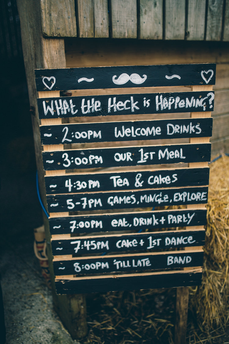 Pallet Wooden Sign Black Chalk Board Crafty Country Rustic Wedding http://www.naomijanephotography.com/
