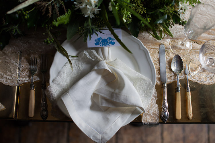 Blue Gold Luxe Victorian Wedding Ideas http://www.francescarlisle.co.uk/