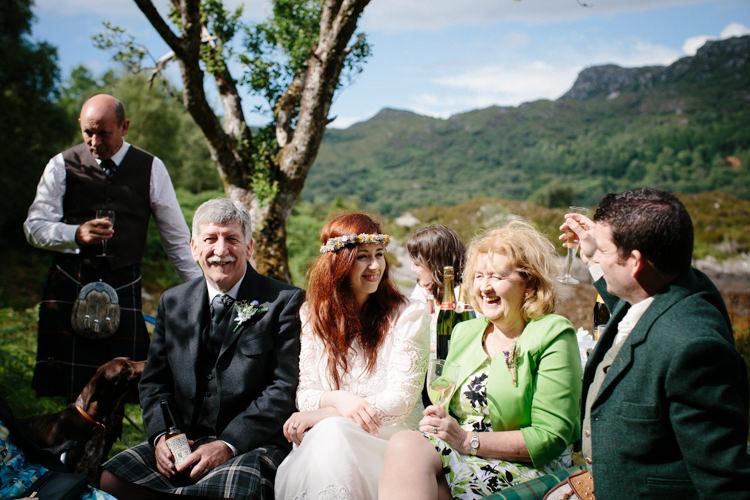 Intimate Outdoor Scotland Wedding http://www.caroweiss.com/