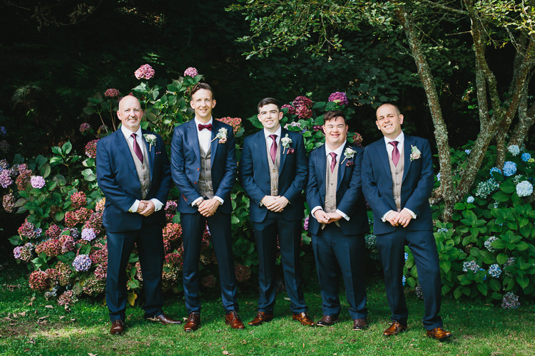 Groom Groomsmen Navy Suits Tan Shoes Red Tie Bow Bohemian Outdoor Country Wedding https://www.alexapoppeweddingphotography.com/