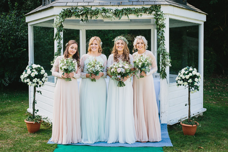 Long Pastel Bridesmaid Dresses Bohemian Outdoor Country Wedding https://www.alexapoppeweddingphotography.com/