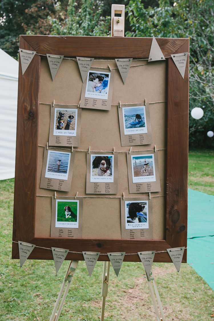Craft Kraft Brown Paper Bunting Seating Plan Table Chart Photo Bohemian Outdoor Country Wedding https://www.alexapoppeweddingphotography.com/