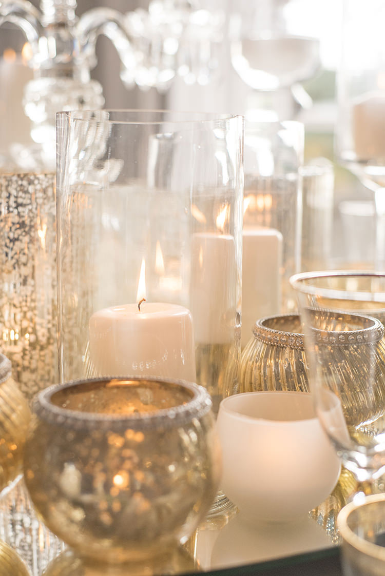 Gold Candles Decor Table Greenery Fine Art Botanical Wedding Ideas http://georginaharrisonphotography.co.uk/
