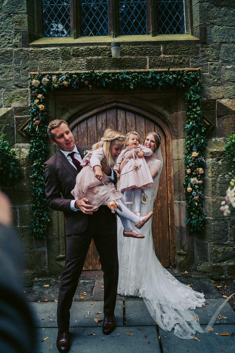 Flower Girls Bride Groom Kids Children Fun Home Made Countryside Village Wedding http://willfullerphotography.com/