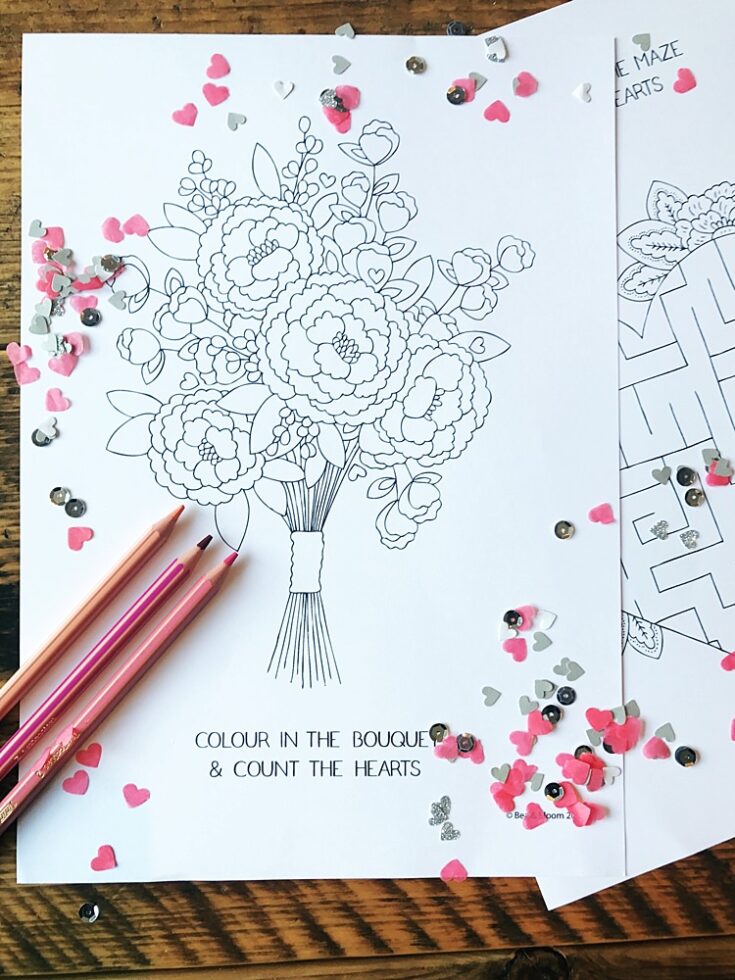 Free Download Printable Kids Children Colouring Sheets Games Activities Bea & Bloom UK