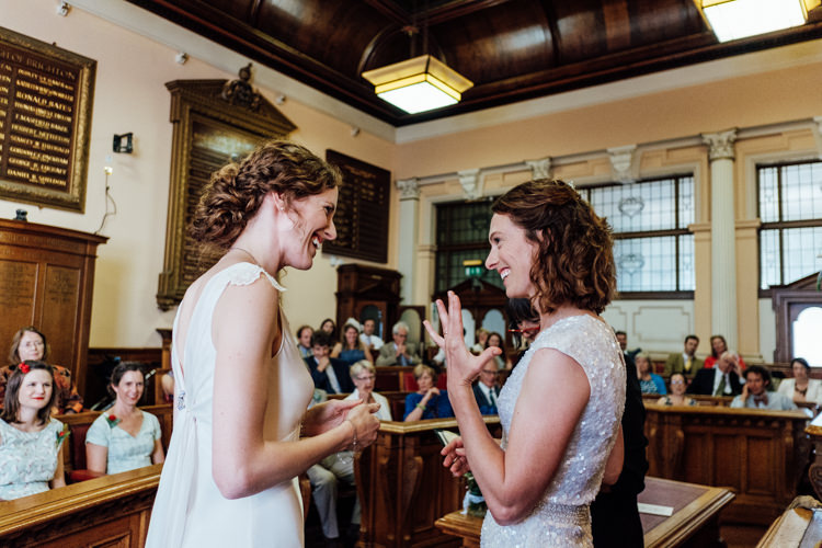 Brighton Town Hall Ceremony Rural Handfasting Village Hall Wedding http://www.annapumerphotography.com/