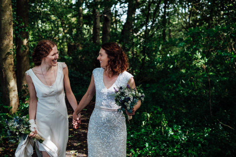 Sequin Dress Phase Eight Bride Bridal Gown Rural Handfasting Village Hall Wedding http://www.annapumerphotography.com/