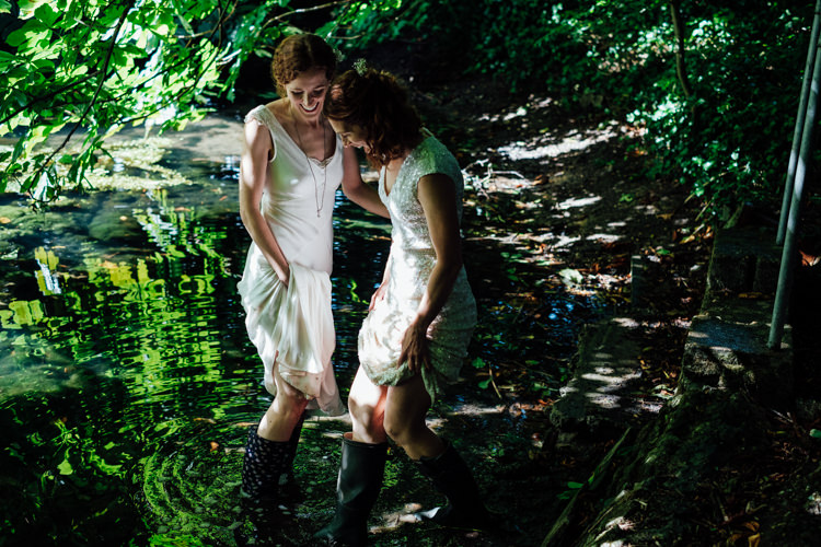 Ghost Dress Bride Bridal Gown Rural Handfasting Village Hall Wedding http://www.annapumerphotography.com/