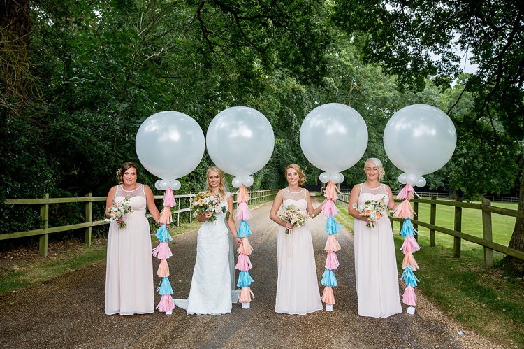 Pink Bridesmaid Dresses Romantic Summer Country Blush Wedding http://katherineashdown.co.uk/