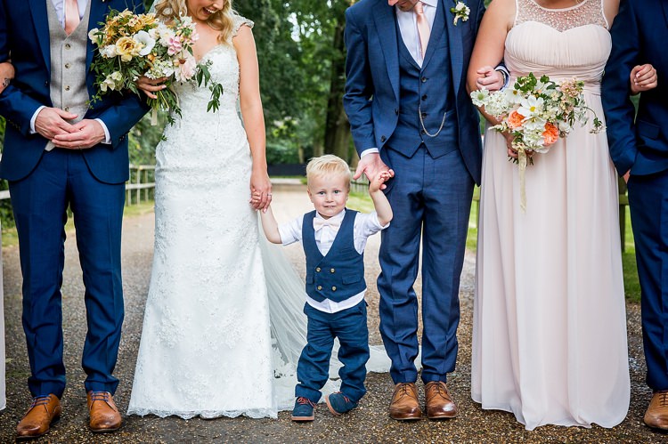 Page Boy Child Waistcoat Bow Tie Romantic Summer Country Blush Wedding http://katherineashdown.co.uk/