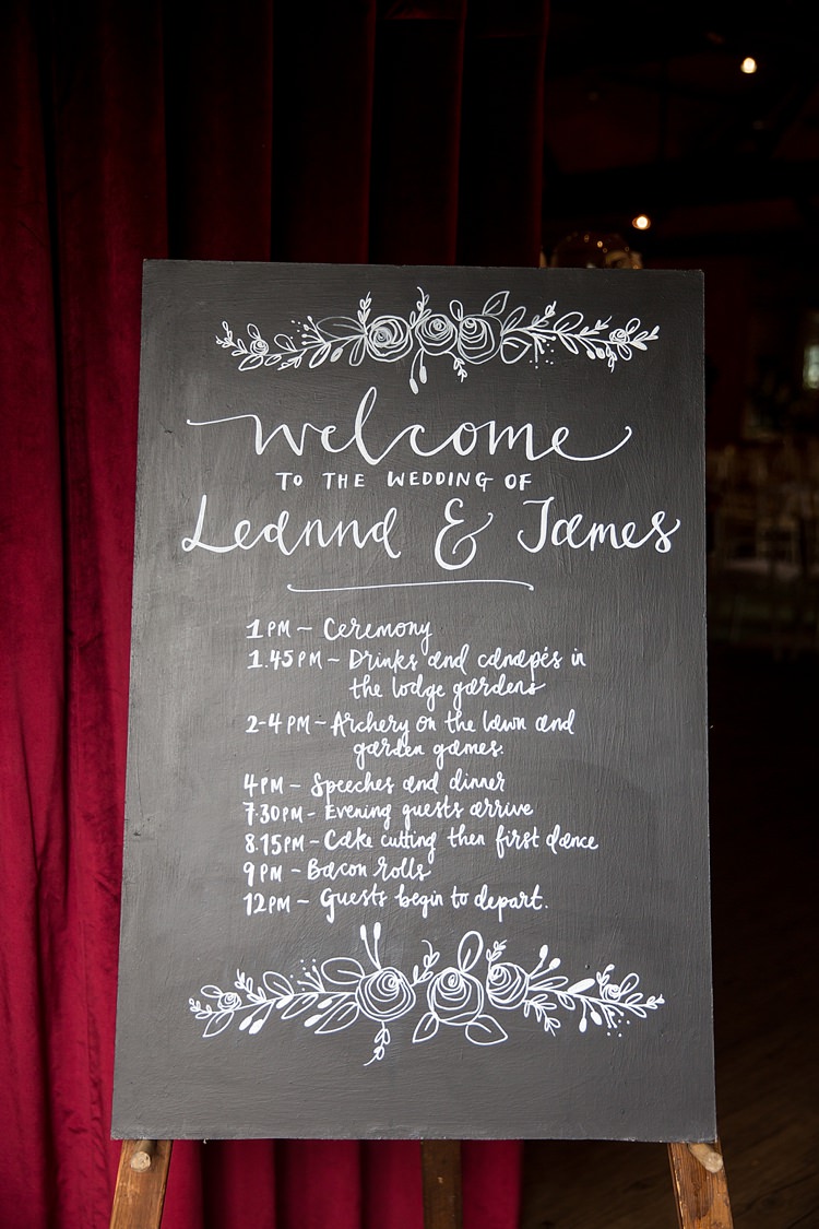 Black Board Chalk Sign Calligraphy Lettering Romantic Summer Country Blush Wedding http://katherineashdown.co.uk/