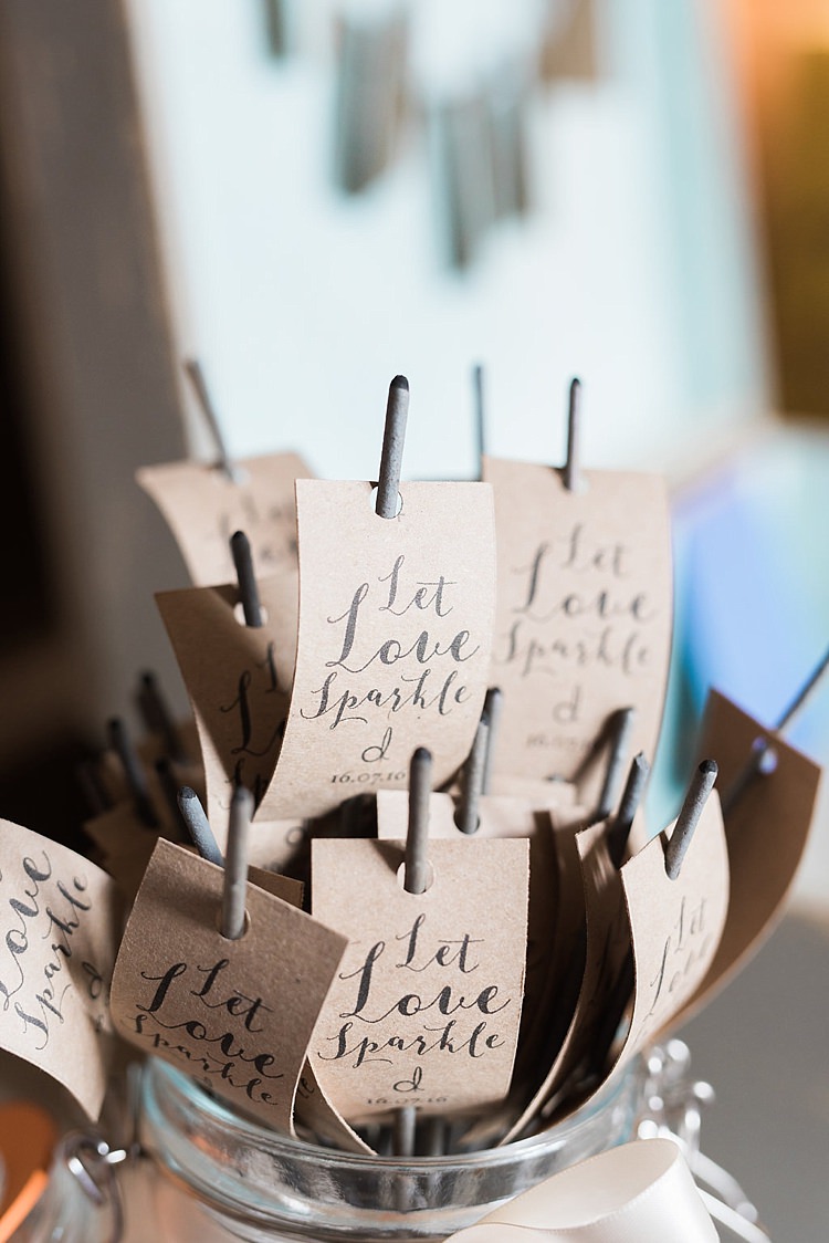 Sparklers Let Love Sparkle Jar Chic Natural Garden Wedding http://www.folegaphotography.co.uk/