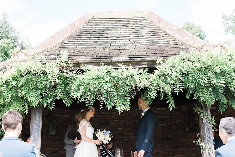 Outdoor Gazebo Ceremony Chic Natural Garden Wedding http://www.folegaphotography.co.uk/