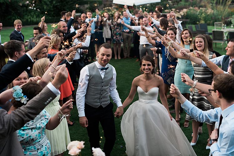 Sparklers Chic Natural Garden Wedding http://www.folegaphotography.co.uk/