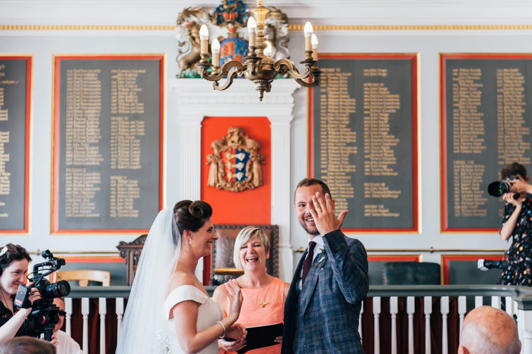 Rye Town Hall Ceremony Seaside Country Farm Pale Blue Marquee Wedding http://loveandadventures.co.uk/