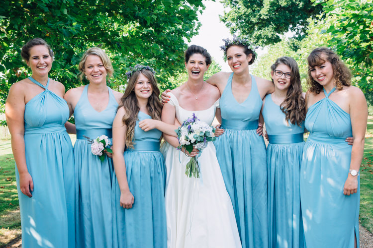 Vera Wang Bridesmaid Dresses Seaside Country Farm Pale Blue Marquee Wedding http://loveandadventures.co.uk/