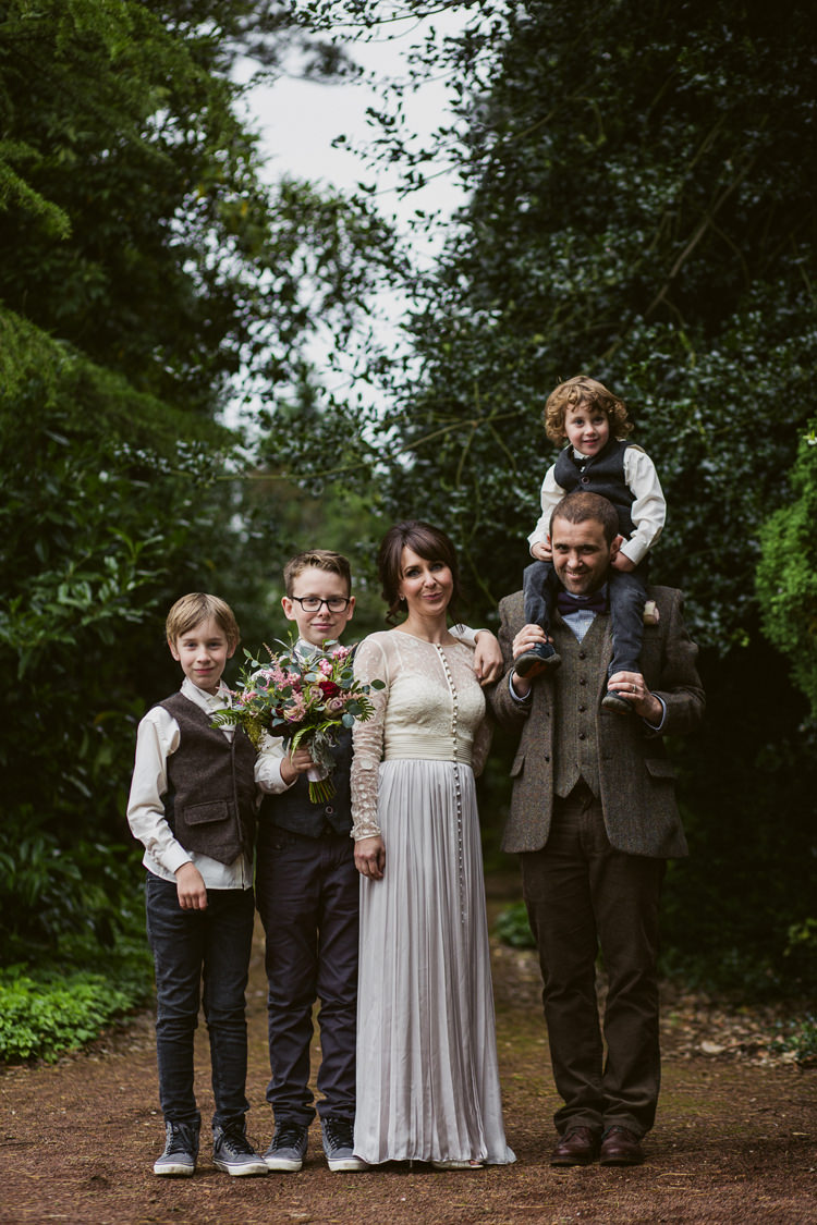 Kids Page Boys Tweed Jeans Bow Ties Relaxed Autumnal Child Friendly Wedding http://kathrynedwardsphotography.com/