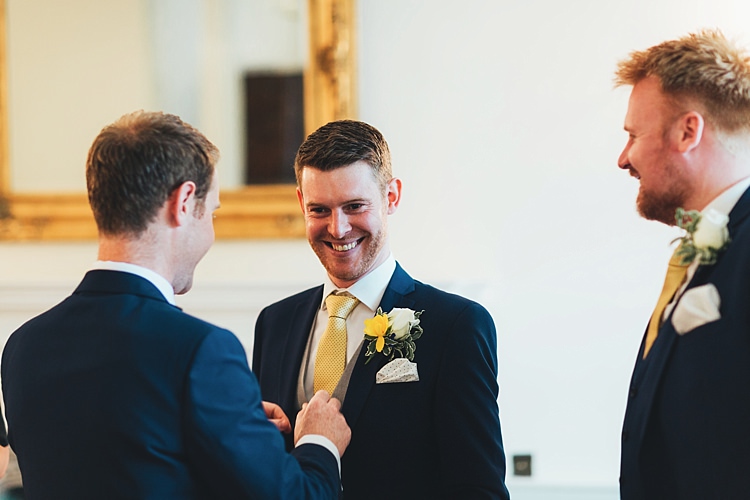 Fun Navy Yellow Country Garden Wedding http://missgen.com/